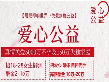 淮北捐卵助孕生子 爱心志愿者招募
